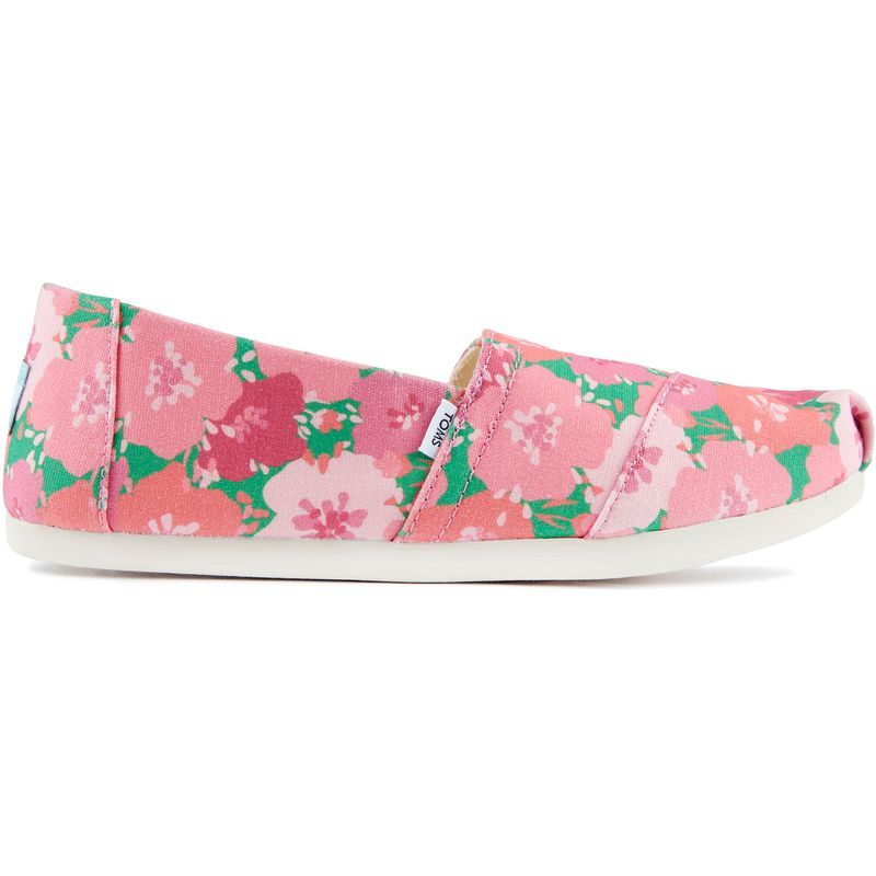 Hellrosa gewebter Slip-On Schuh