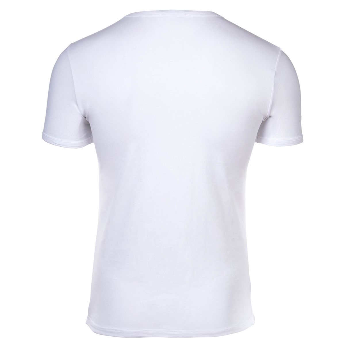 V-Ausschnitt T-Shirt mit Medusa-Logo