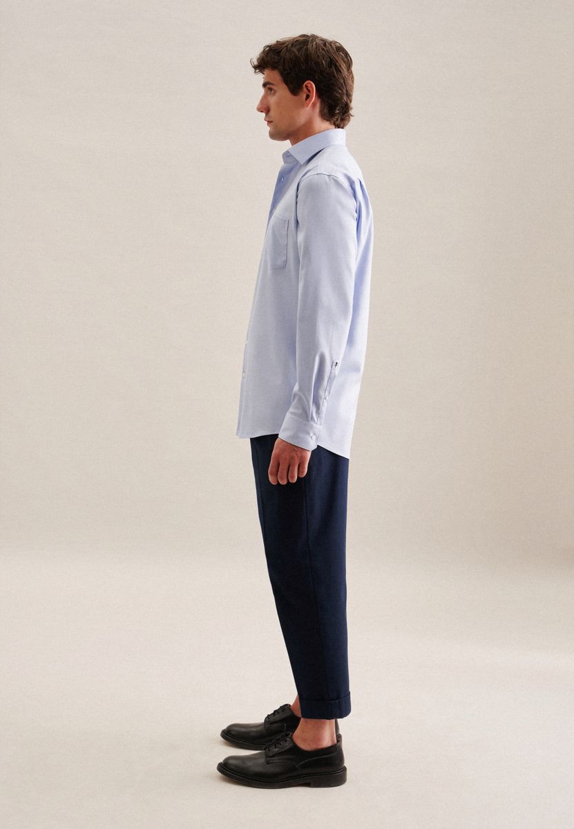 Herren Langarm Regular Fit Hemd