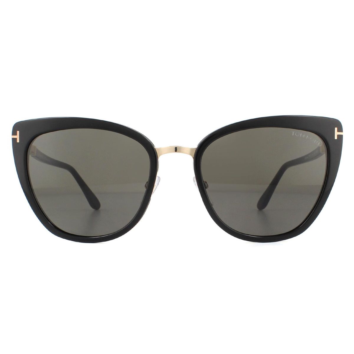 Cat-Eye Sonnenbrille mit T-Logo Detail