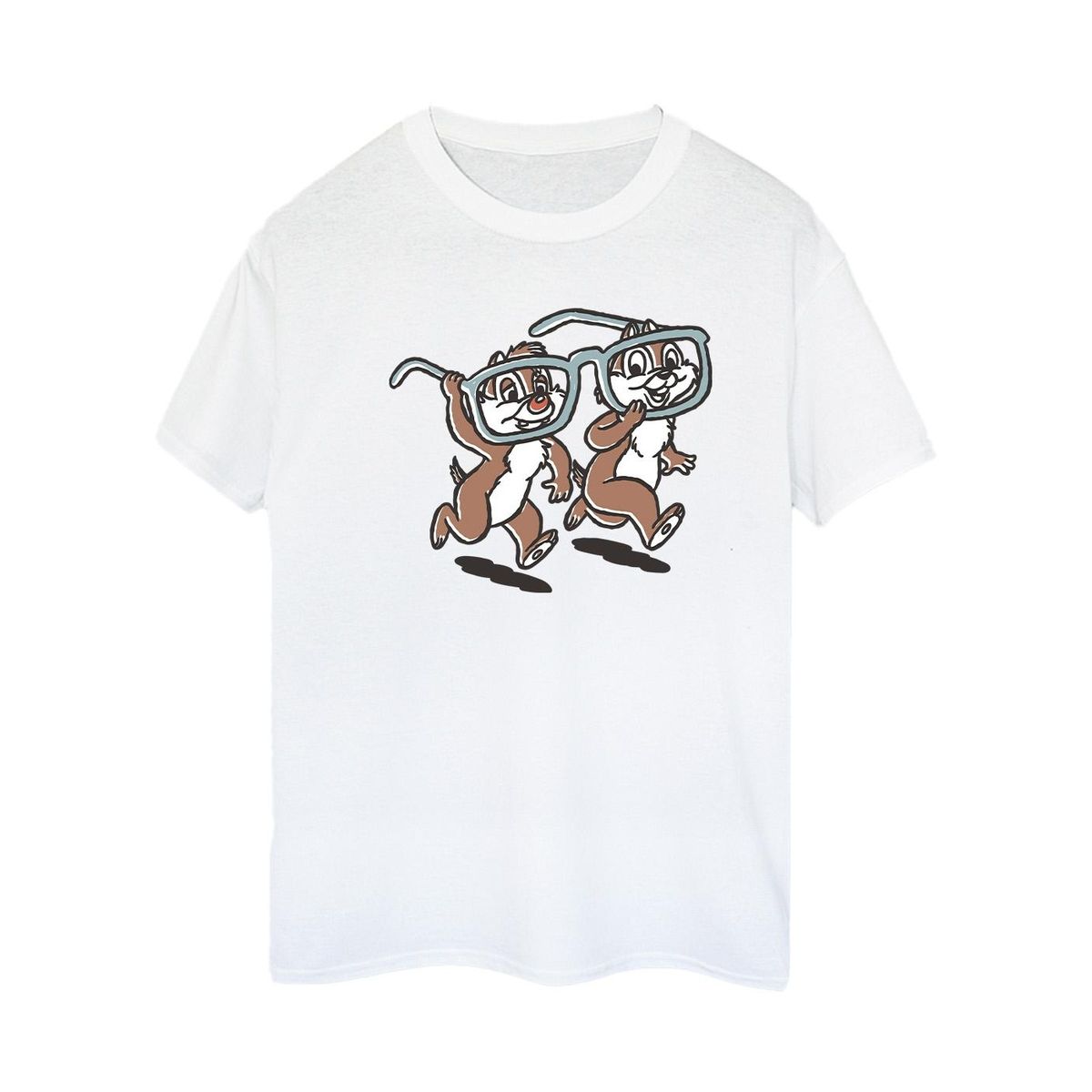 Chip und Chap T-Shirt mit übergroßer Brille