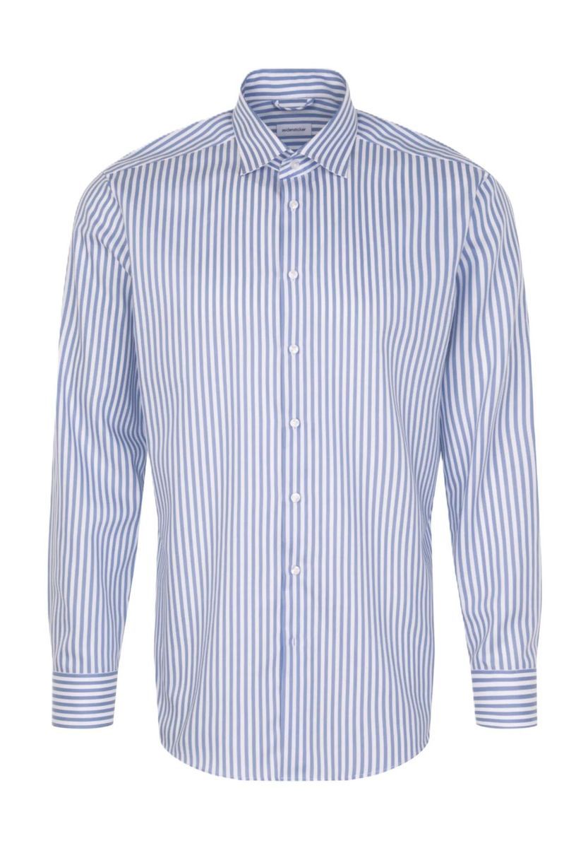 Gestreiftes Regular-Fit Business Hemd