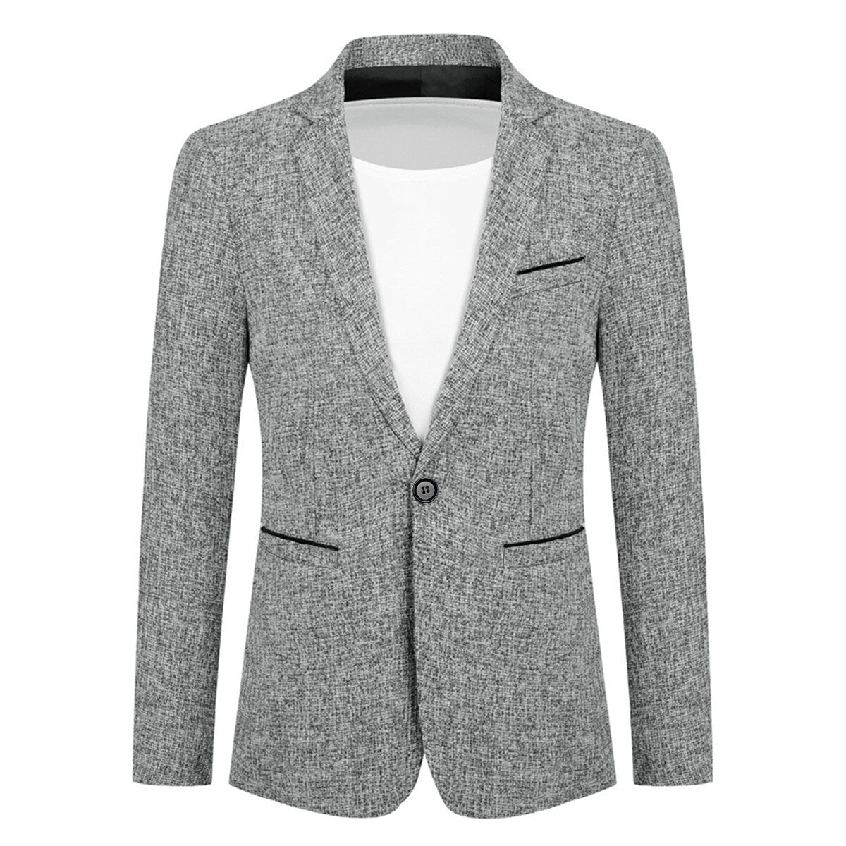Herren Einreihiger Blazer mit Revers