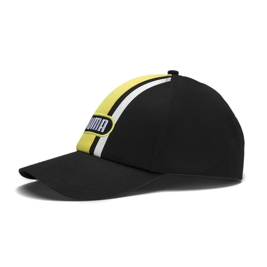 Unisex Baseball Cap mit Logo-Streifen