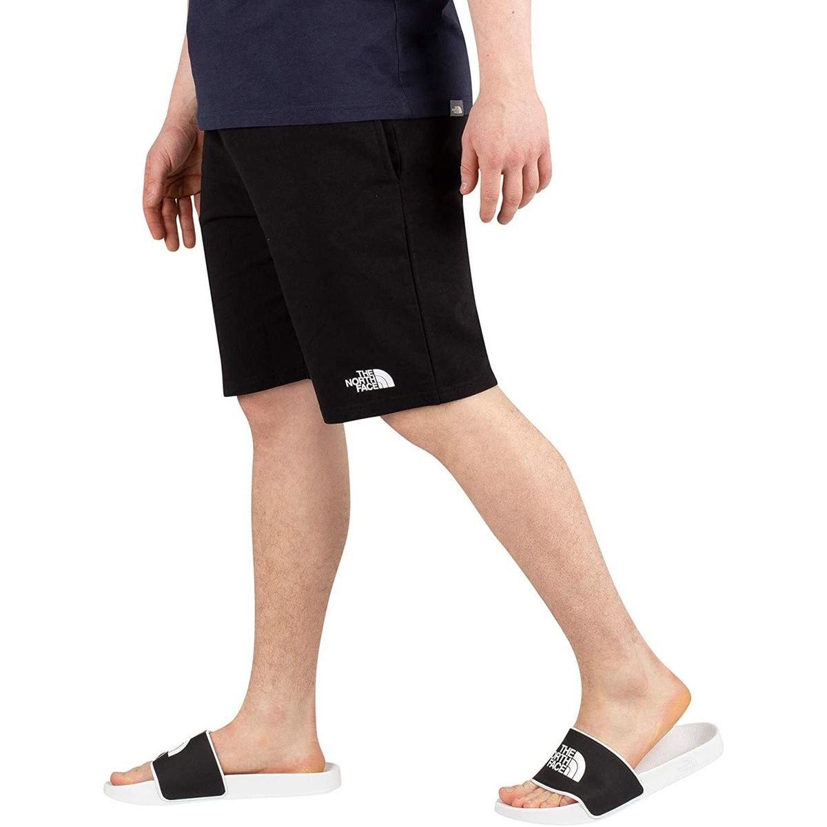 Fleece-Sweatshorts mit Logo-Print