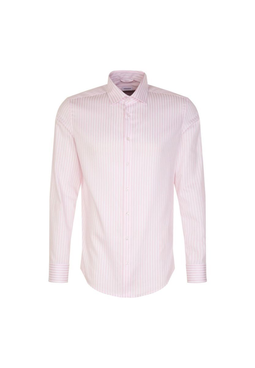 Gestreiftes Regular-Fit Businesshemd