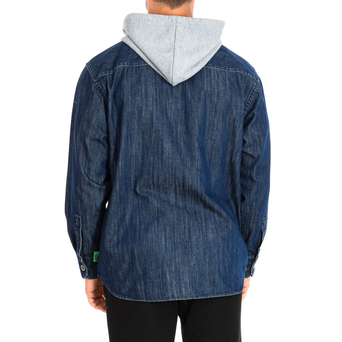 Denimjacke mit Kontrast-Kapuze
