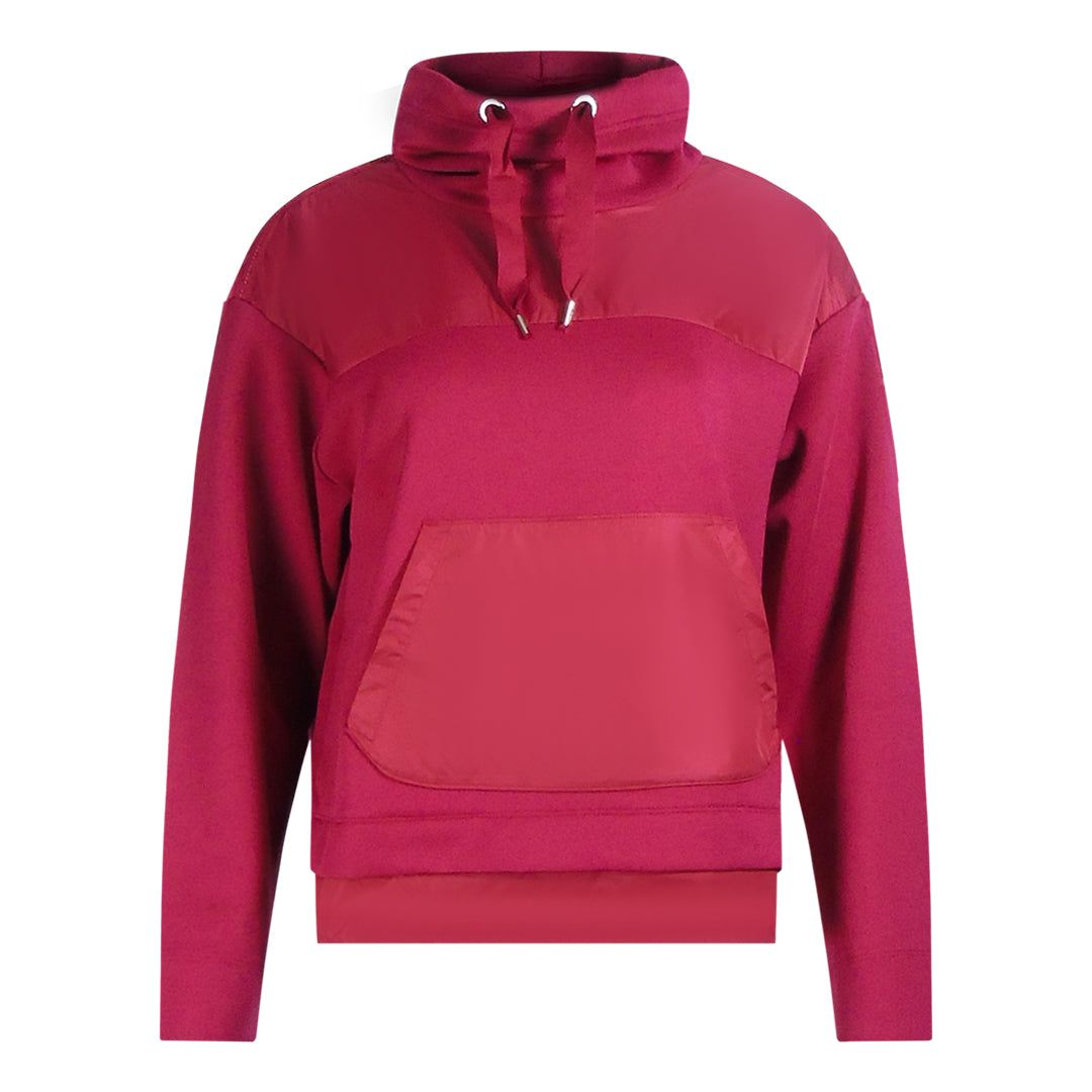 Sportlicher Trichterkragen-Pullover mit Tasche