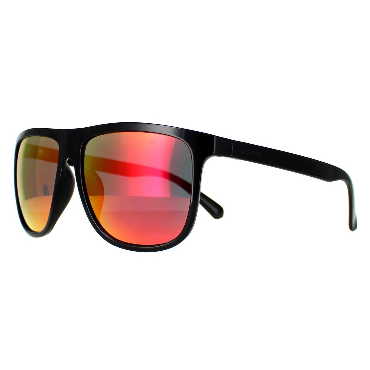 Quadratische Sonnenbrille mit verspiegelten Gläsern