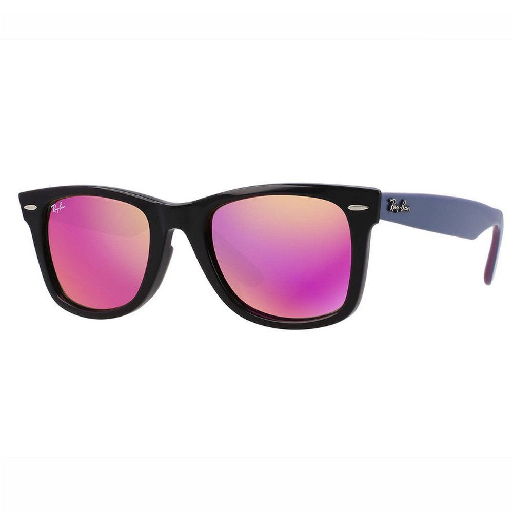 Quadratische, zweifarbige Sonnenbrille