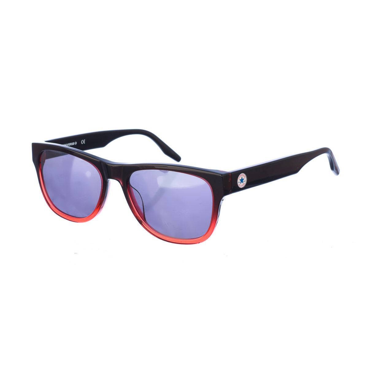 Rechteckige Sonnenbrille mit Acetatrahmen