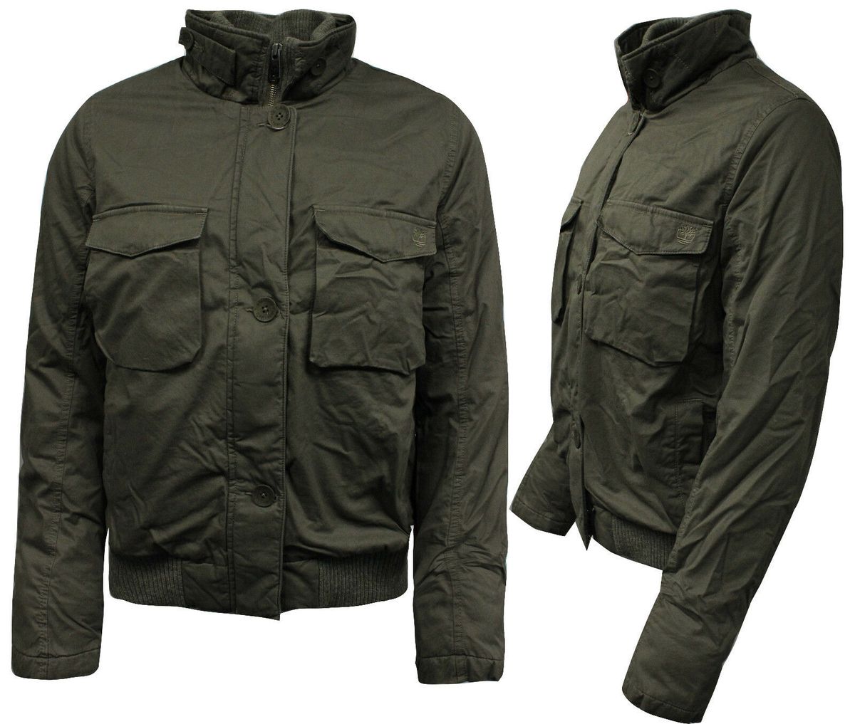 Damen Baumwoll Bomberjacke