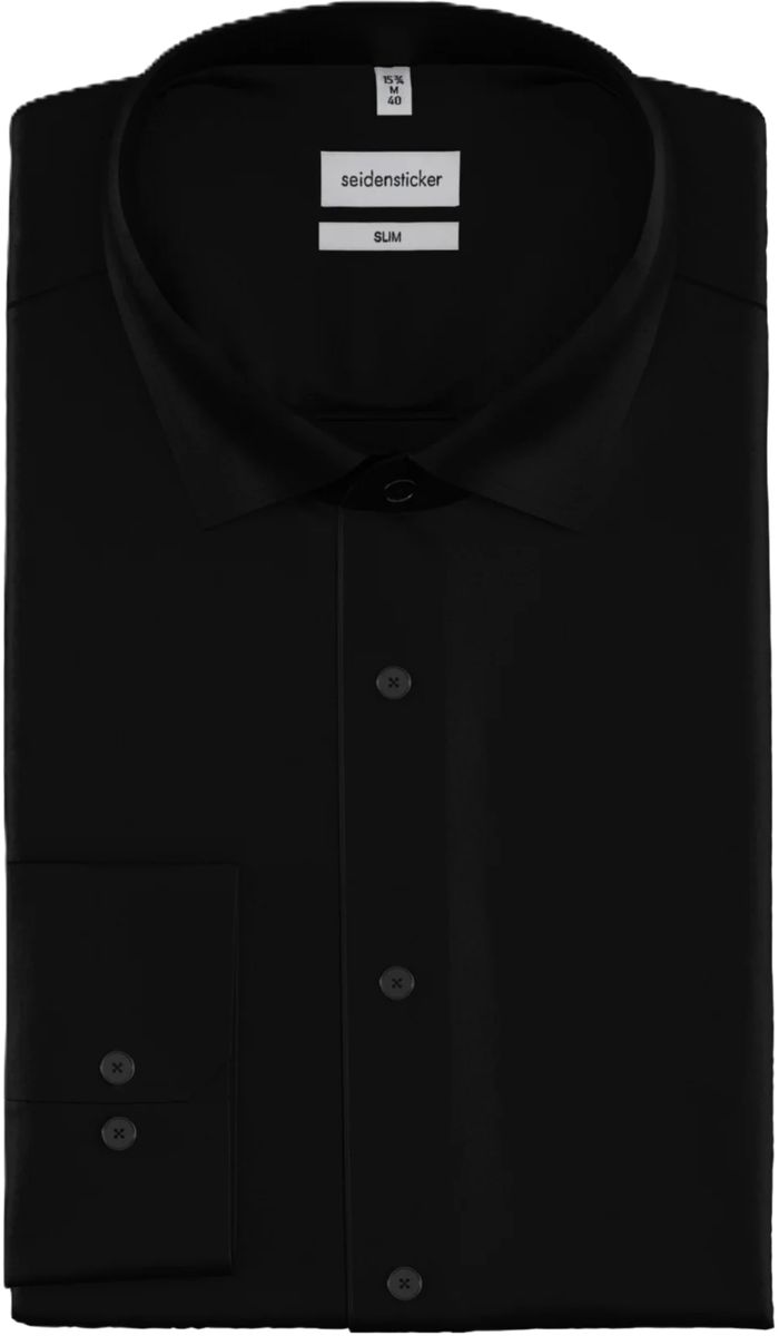 Slim-Fit Langarm Businesshemd