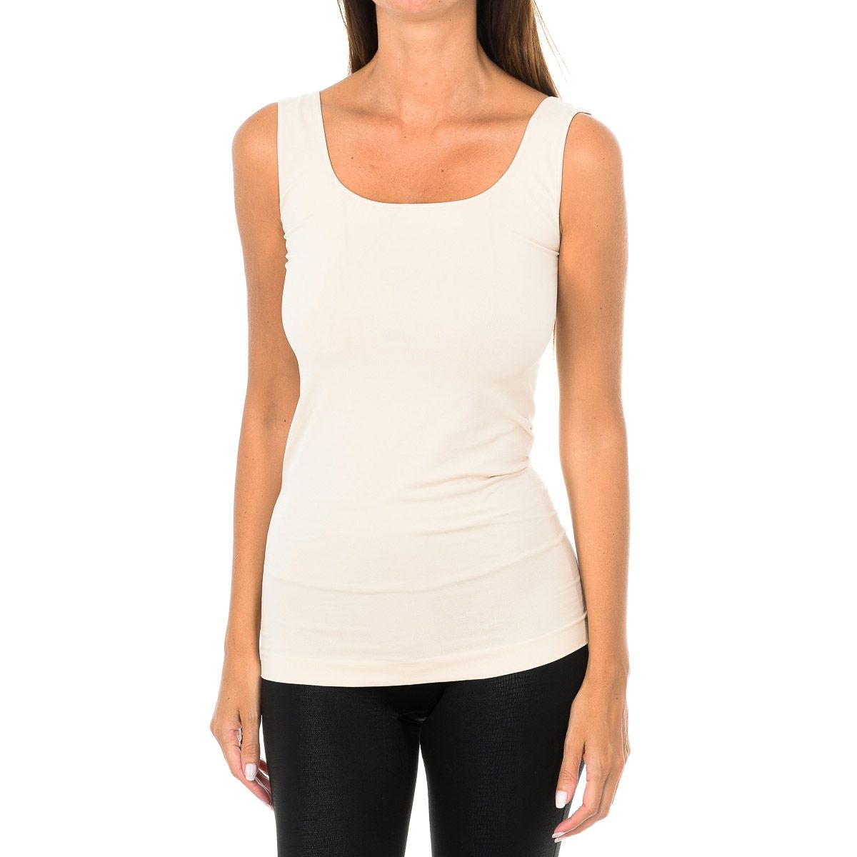Nahtloses Basic Tank Top für Damen