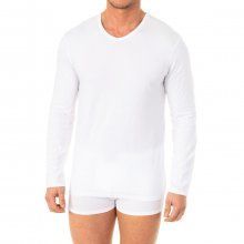 Herren Langarm Basic T-Shirt