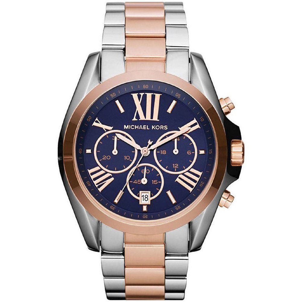 Zweifarbige Chronograph Uhr