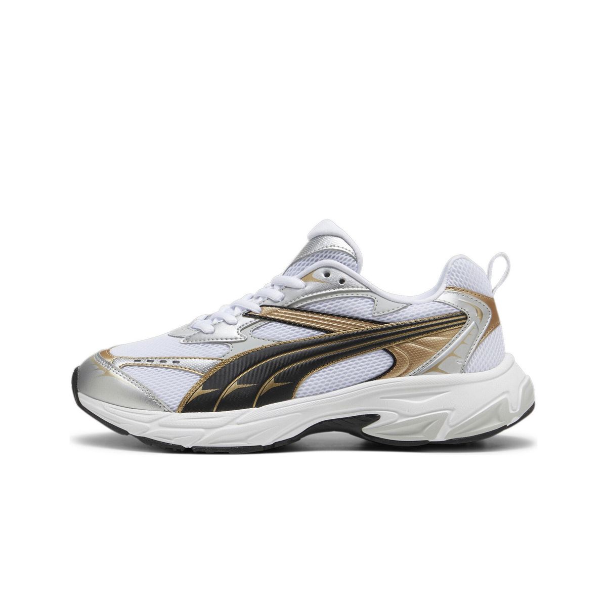 Moderner Mode-Sneaker mit Metallic-Akzent