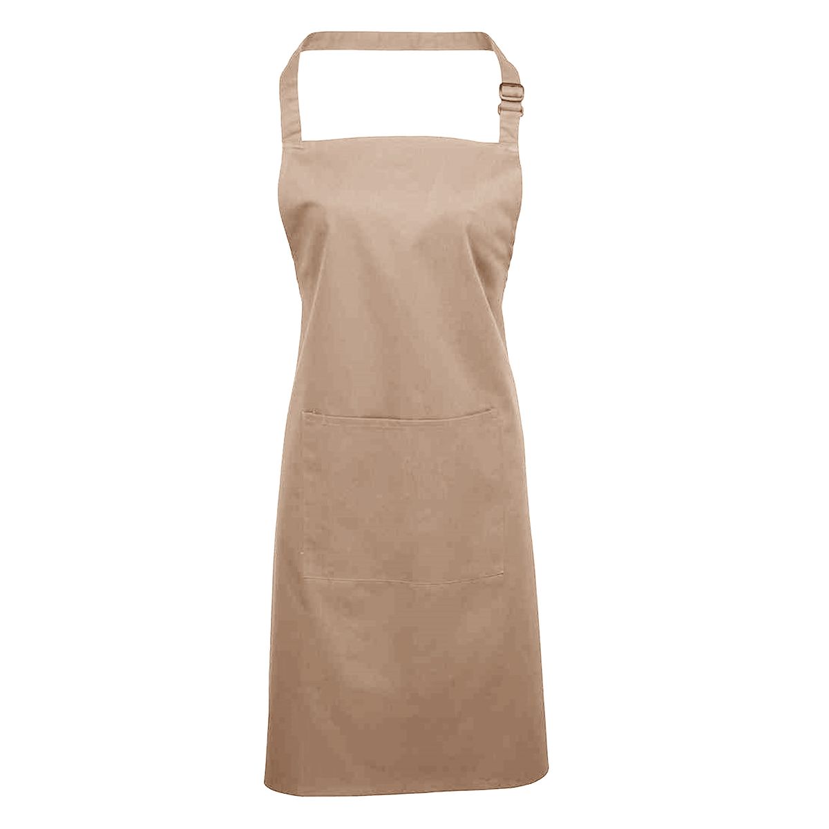 Unisex Vollschürze uni mit Tasche