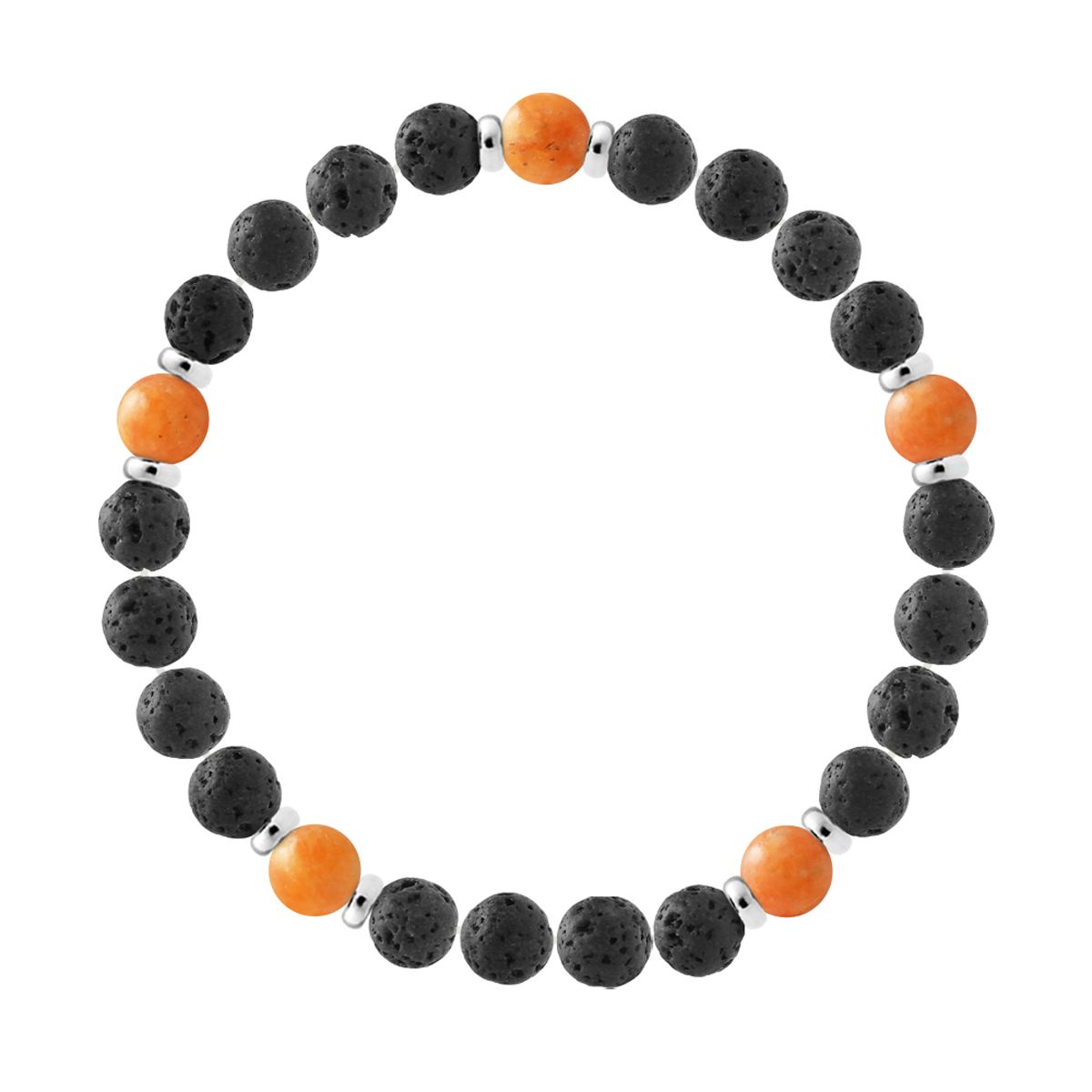 Lavastein Perlenarmband