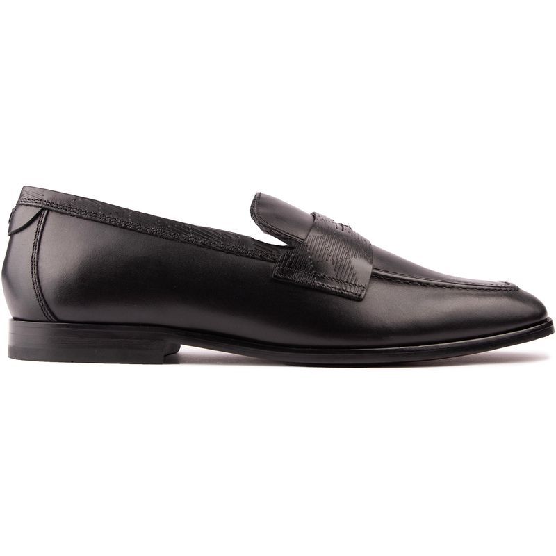 Klassischer Herren-Sattel-Loafer aus Leder