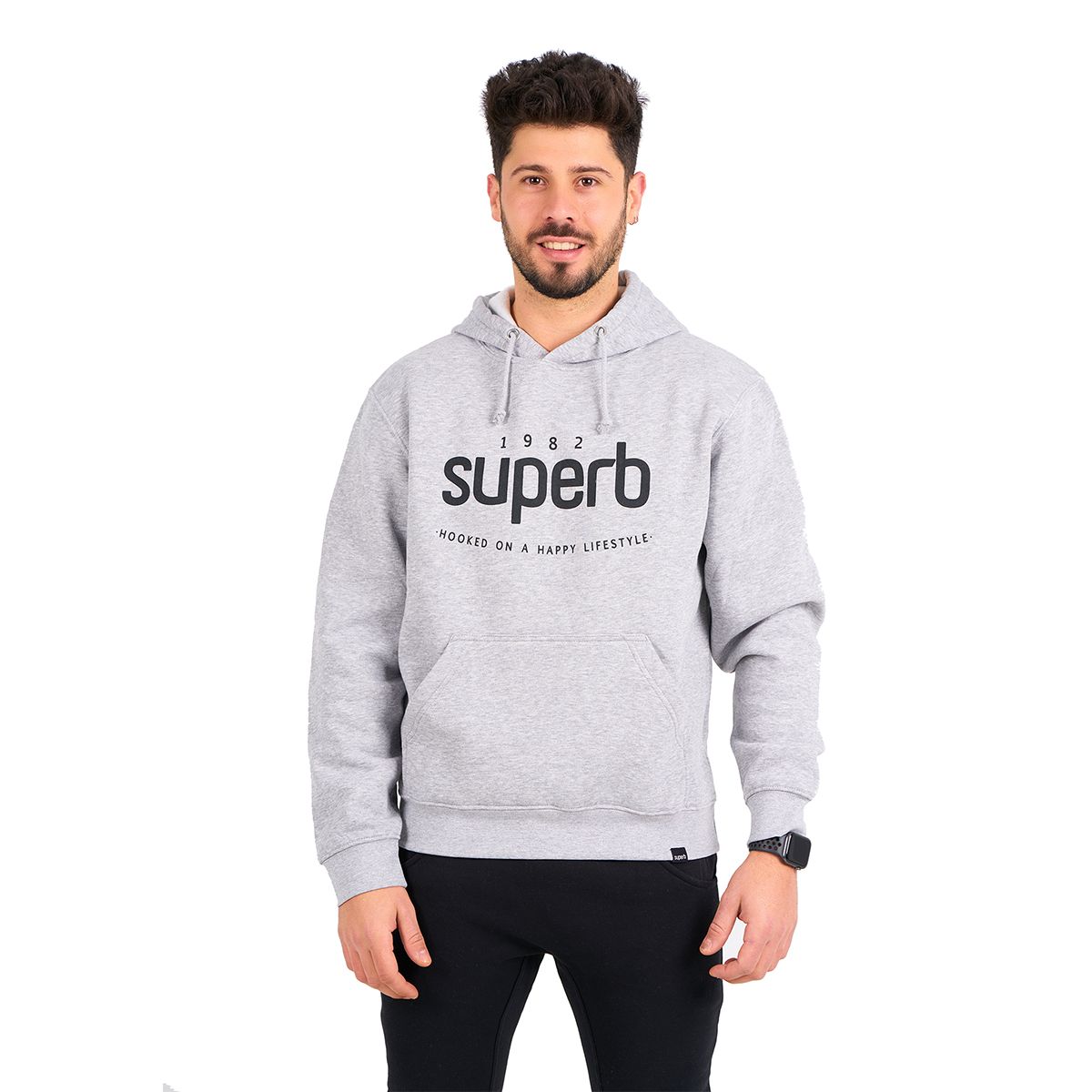 Herren Kapuzenpullover mit Grafikprint