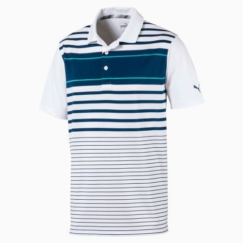 Gestreiftes Sport Golf Polo Shirt