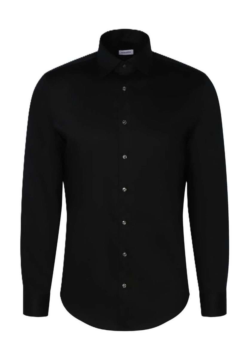 Klassisches Langarm Twill-Hemd