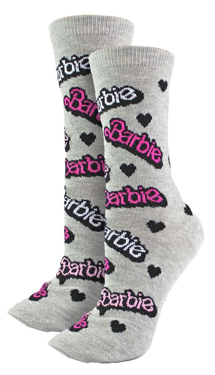 Novelty Barbie Logo Socken