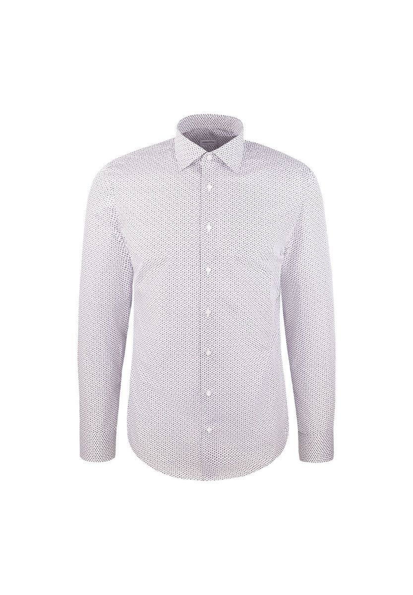 Figurbetontes bedrucktes Businesshemd