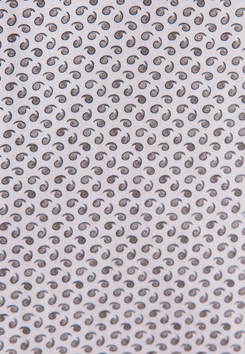 Schmal geschnittenes Business-Hemd mit Print