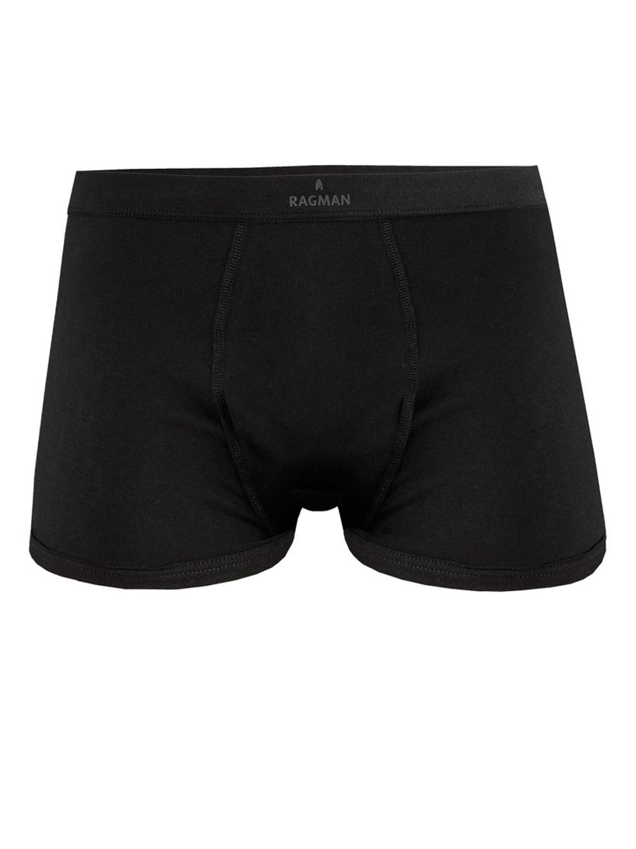 Herren Klassische Boxershorts Schwarz