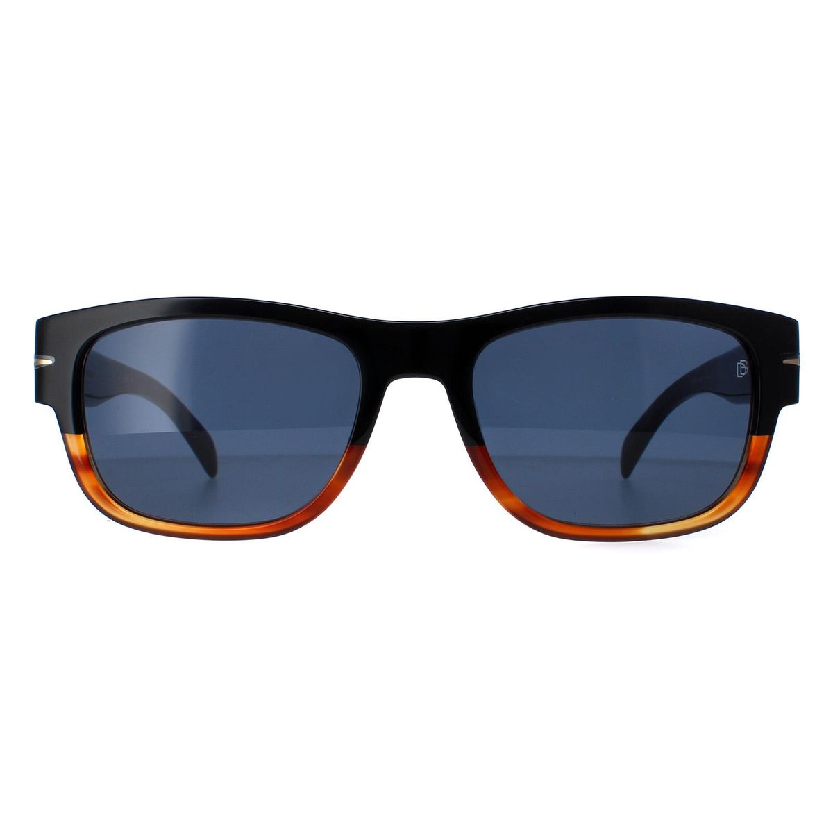 Schwarze Hornrahmen Rechteckige Sonnenbrille