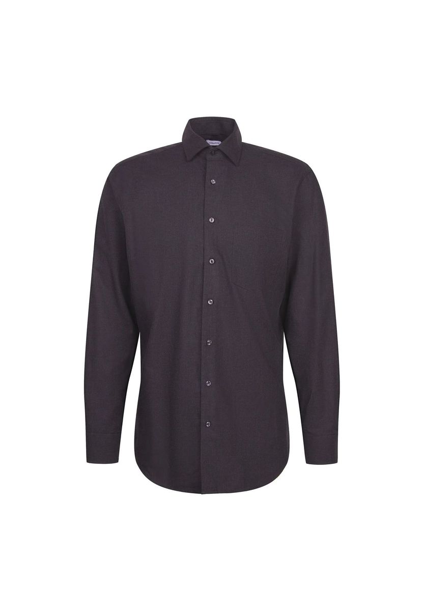 Klassisches Flanellhemd mit Regular Fit