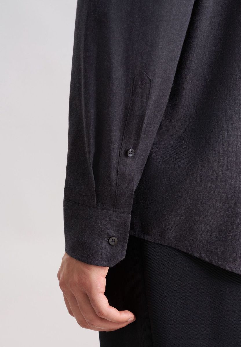 Klassisches Flanellhemd mit Regular Fit