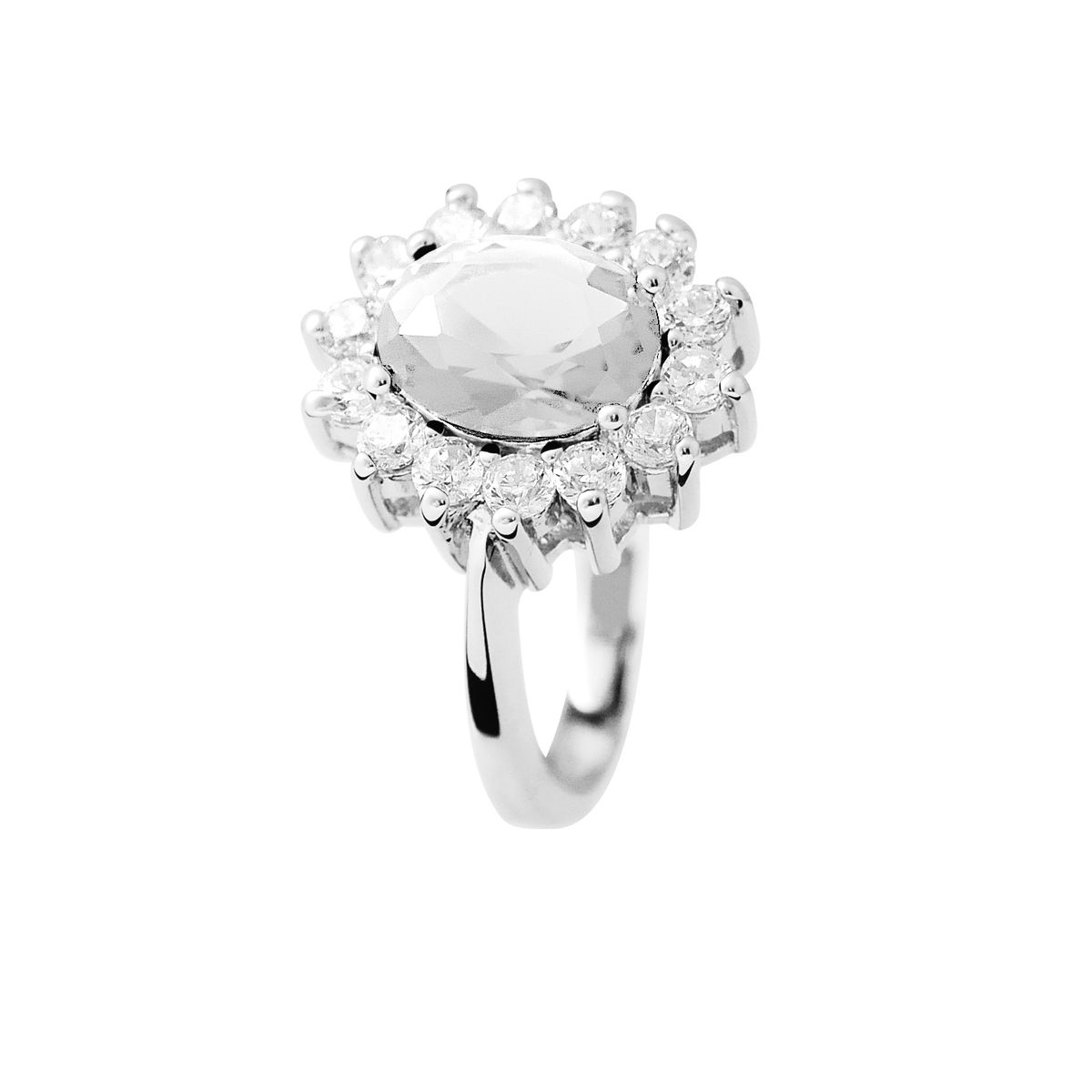 Kristall Halo Cocktail Ring