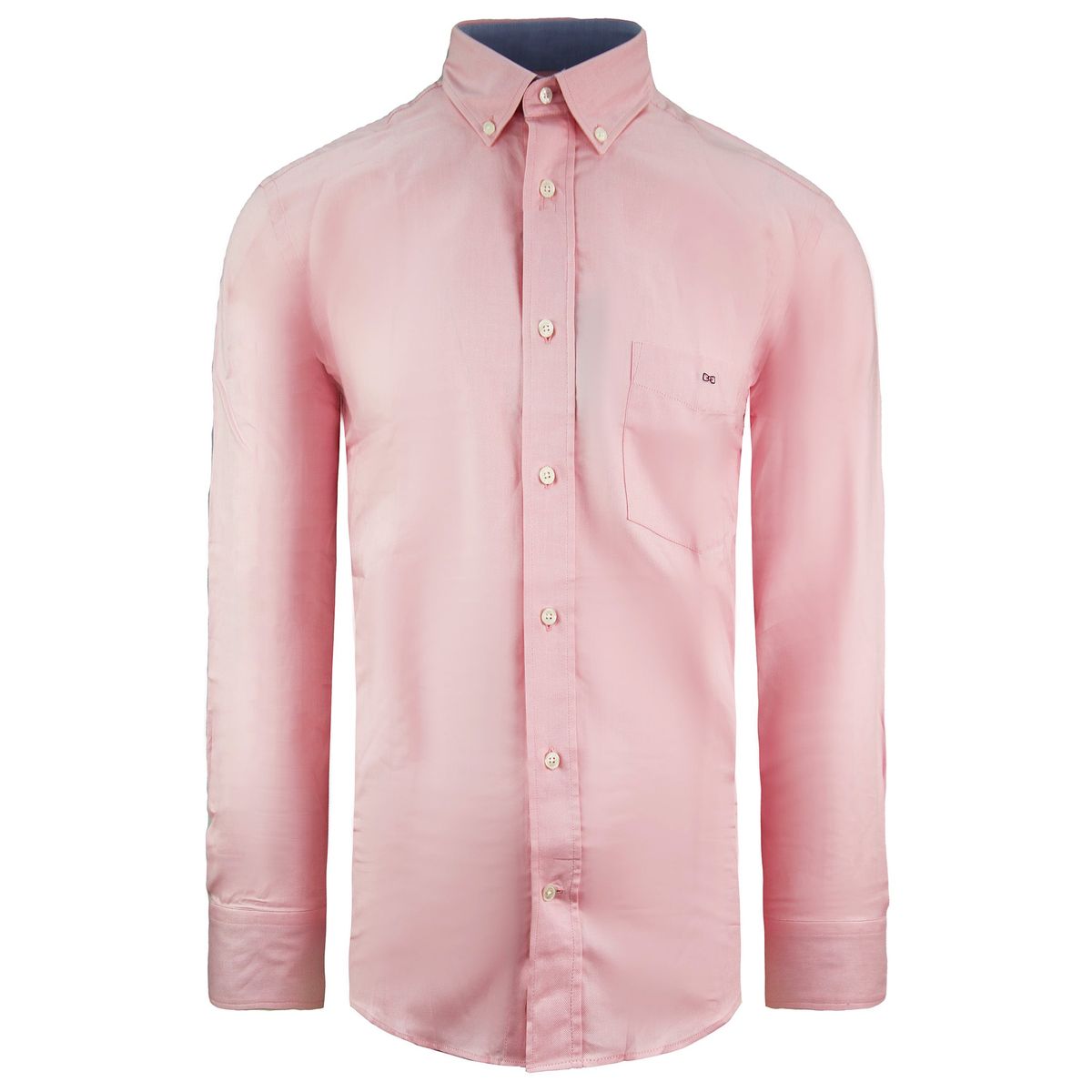 Hellrosa Oxford Hemd mit Regular Fit