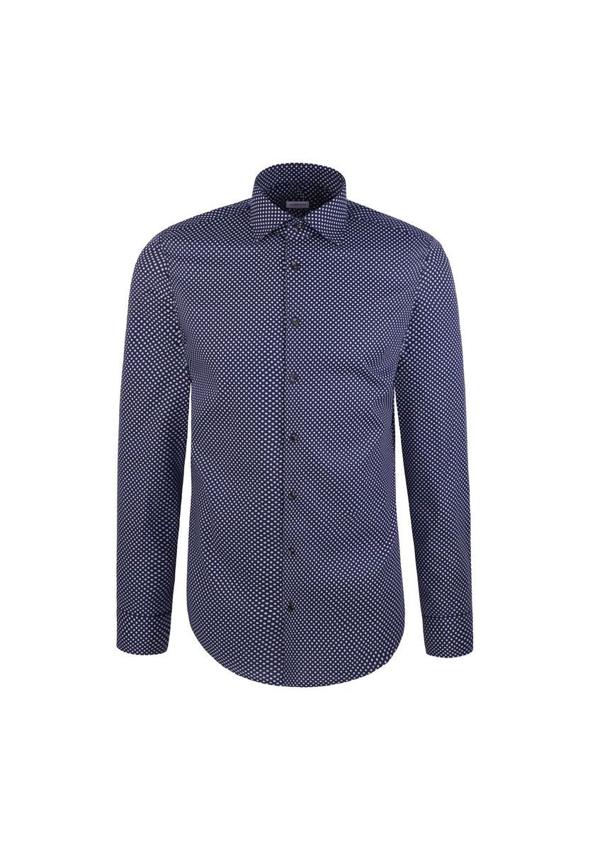 Herren Slim Fit Hemd mit Print