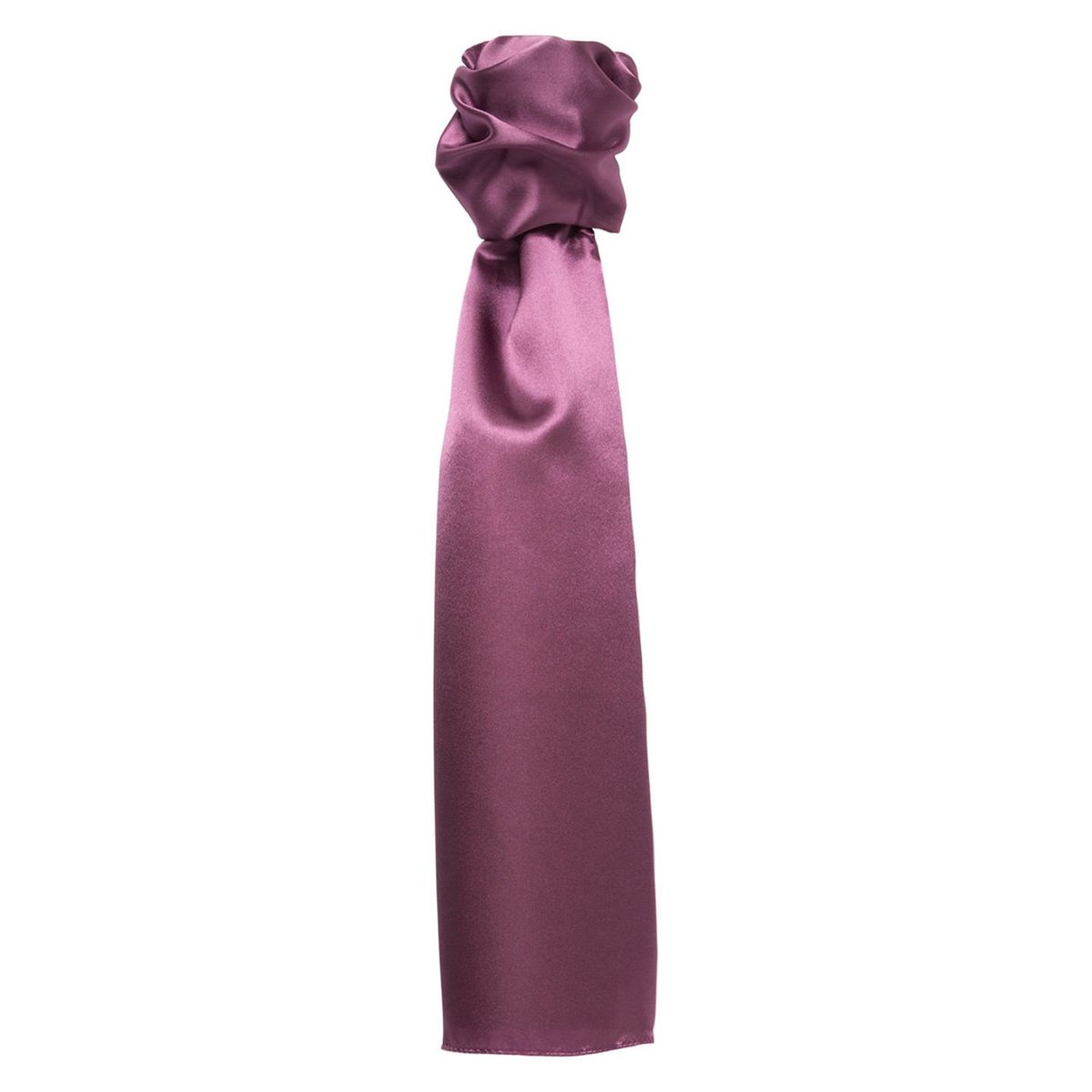 Eleganter einfarbiger Satinschal
