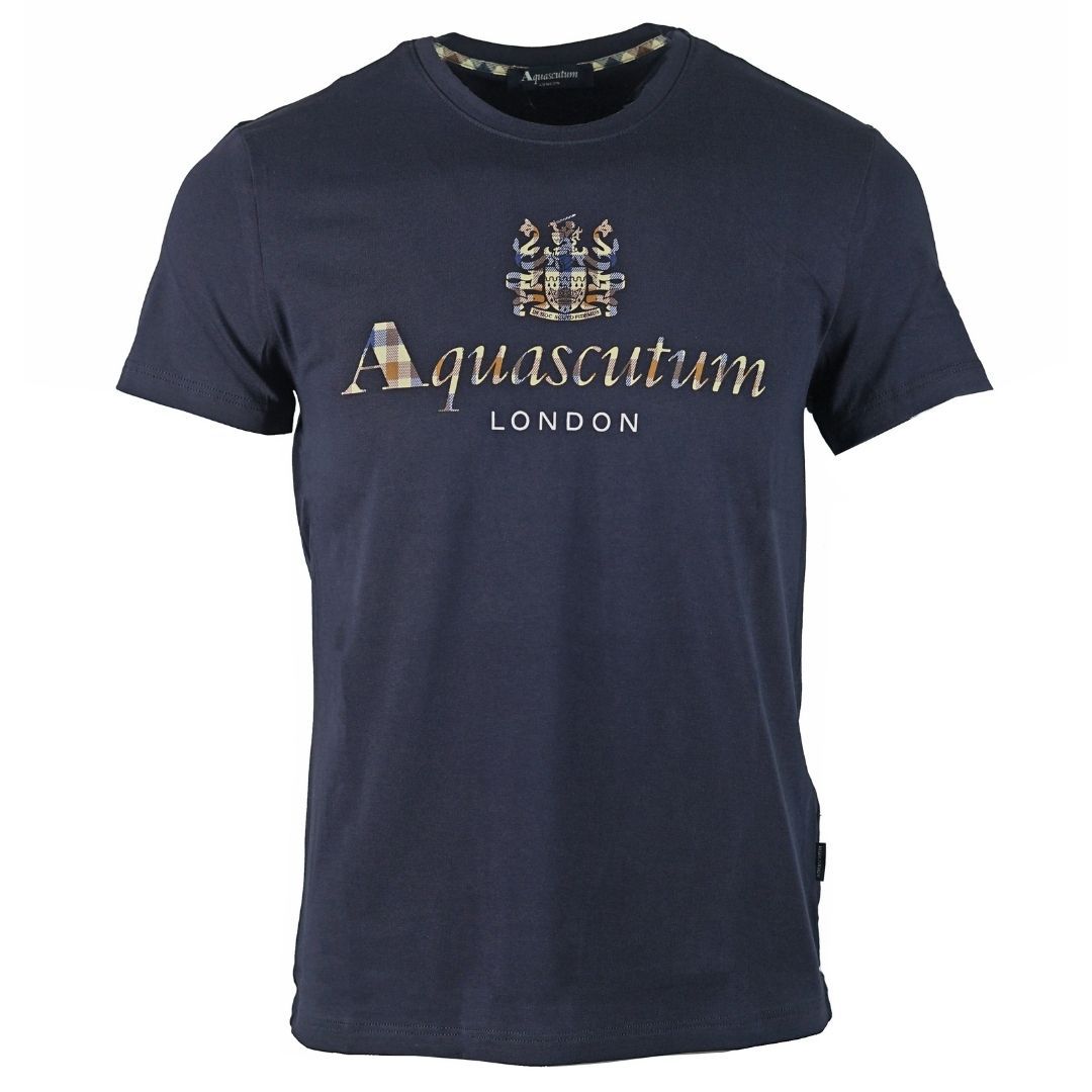 Klassisches Baumwoll-T-Shirt mit Logo-Grafik
