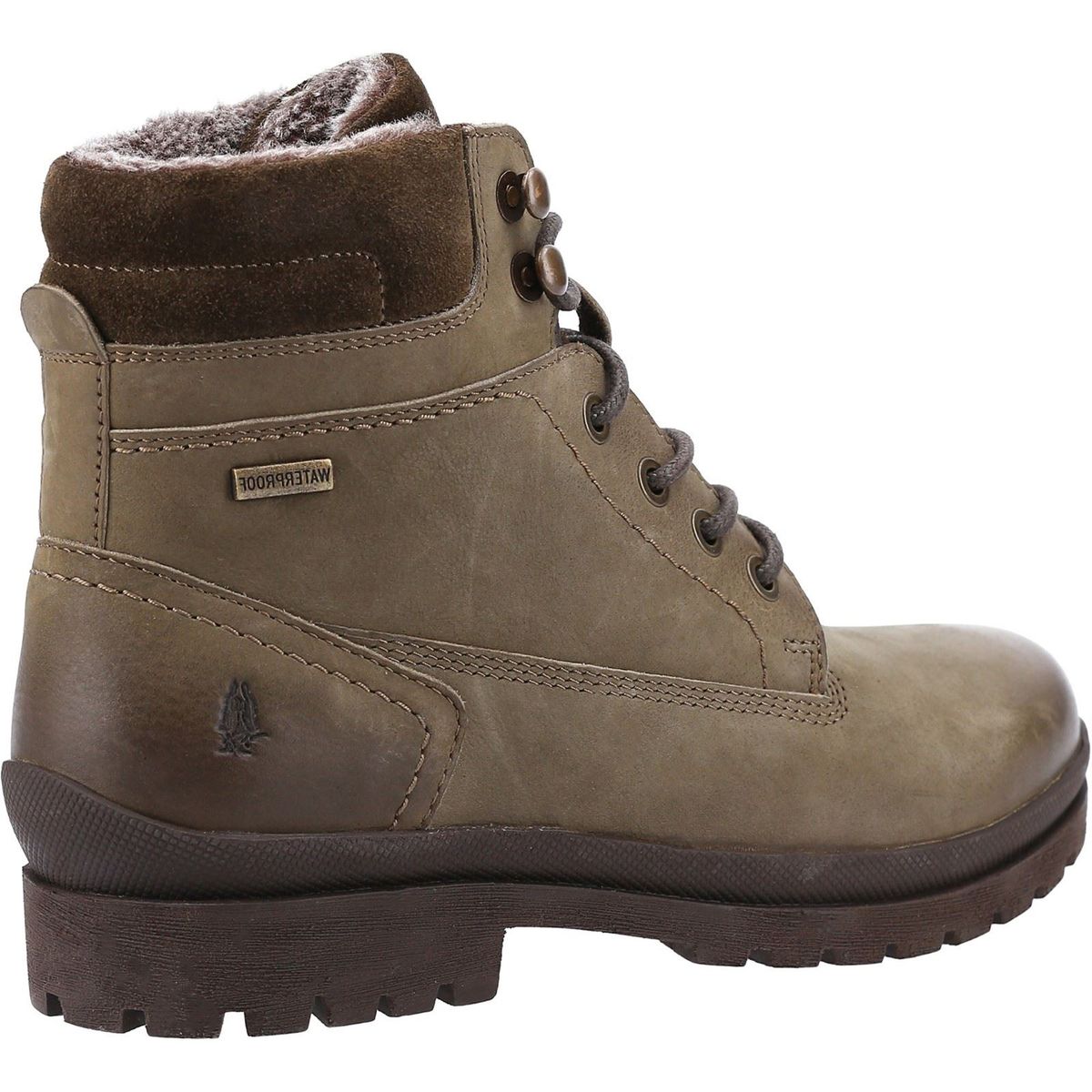 Wasserdichte Leder-Schnürstiefel