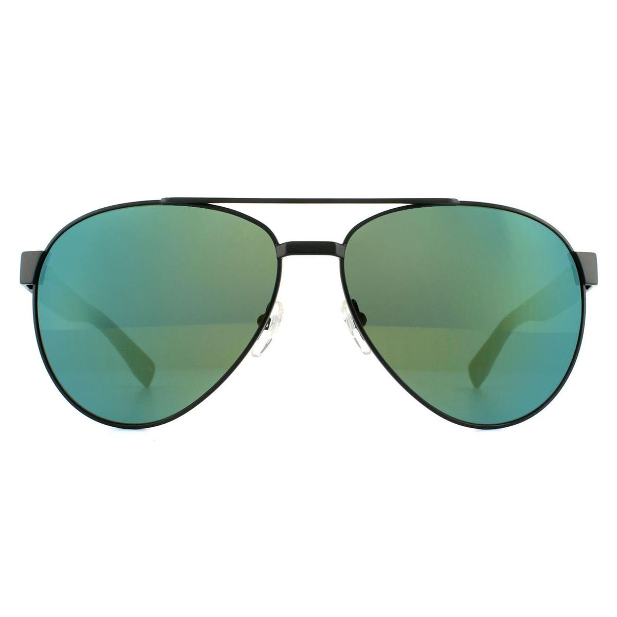 Aviator Sonnenbrille mit grünen Spiegelgläsern