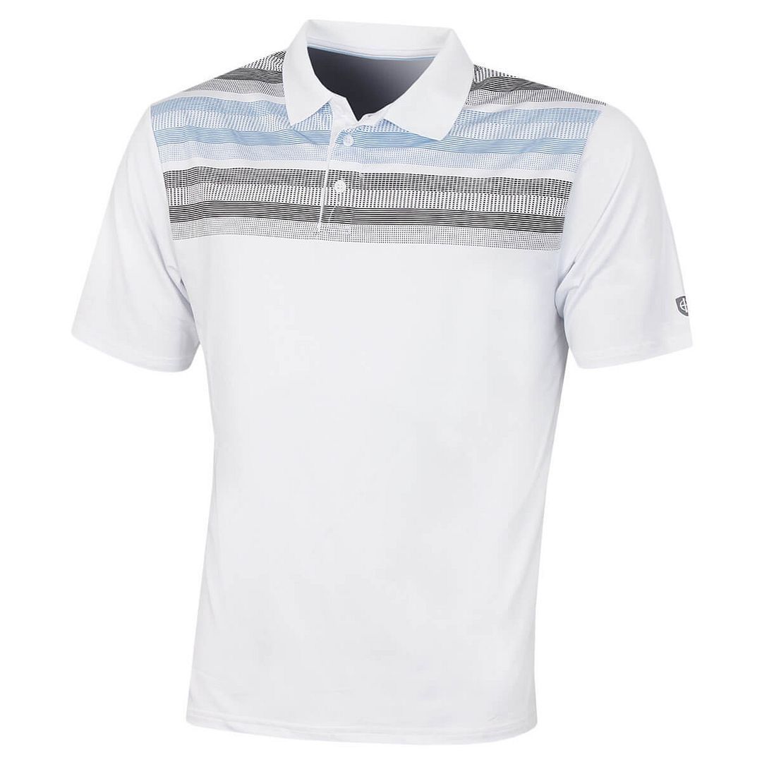 Herren Golf Poloshirt mit Matrixprint