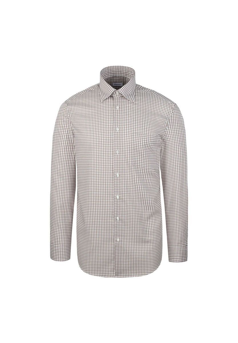 Klassisches kariertes Regular Fit Hemd
