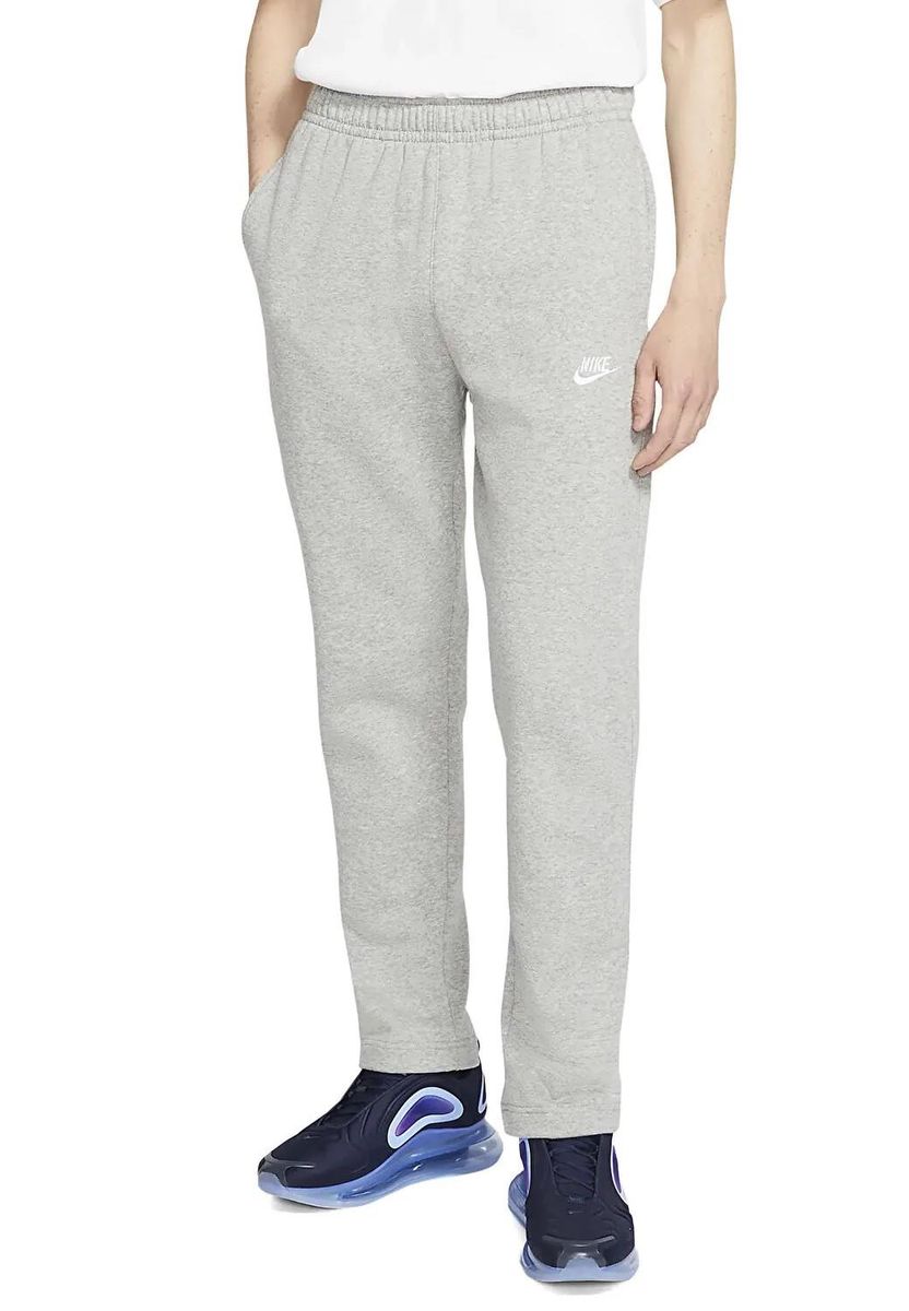 Klassische Fleece-Jogginghose mit offenem Saum