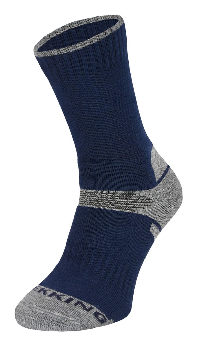 Kinder Merinowolle Wandern Socken | Comodo | Anti Blister Socken - Navy
