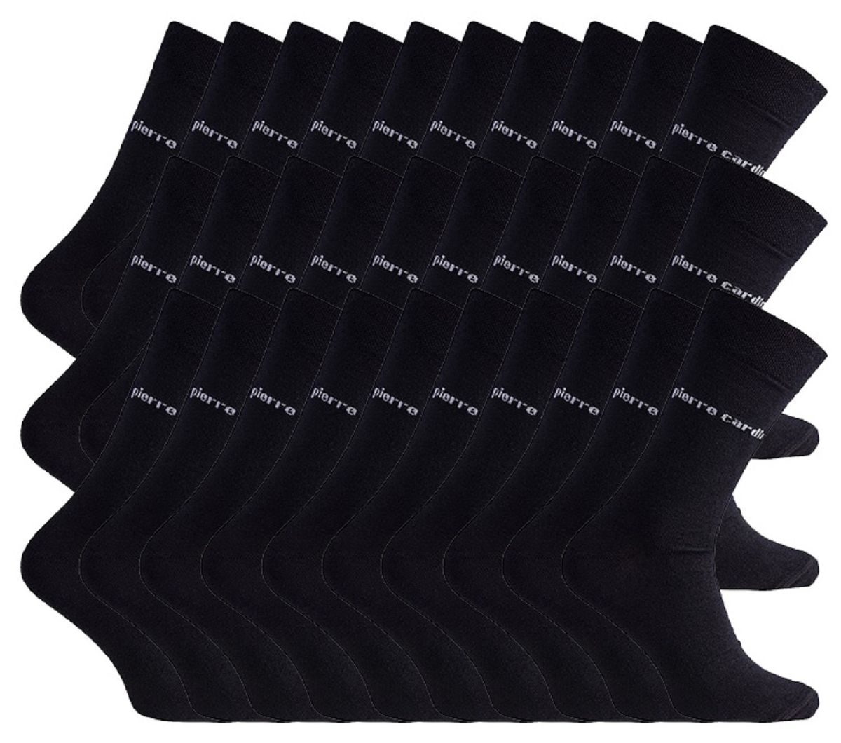 Klassische, einfarbige, schwarze Business-Socken