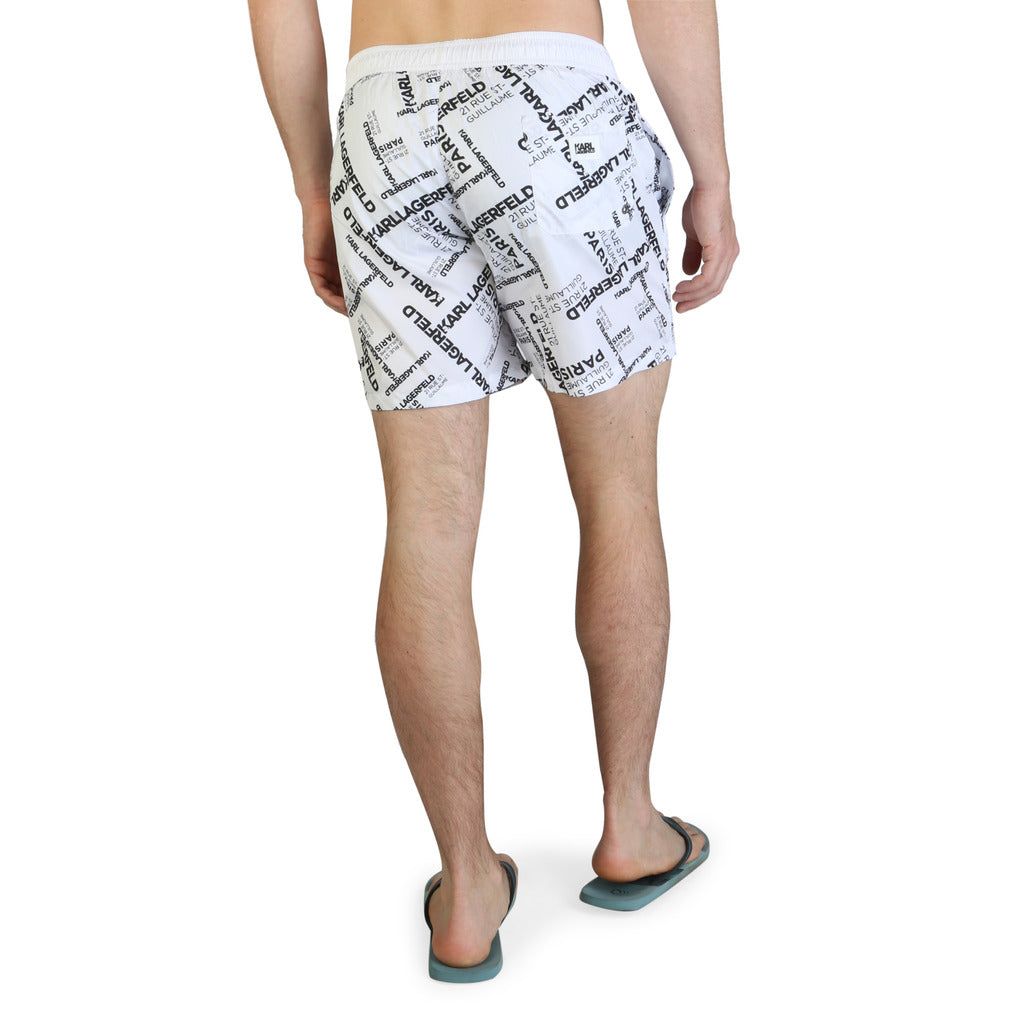 Badeshorts mit Allover-Logo-Grafik