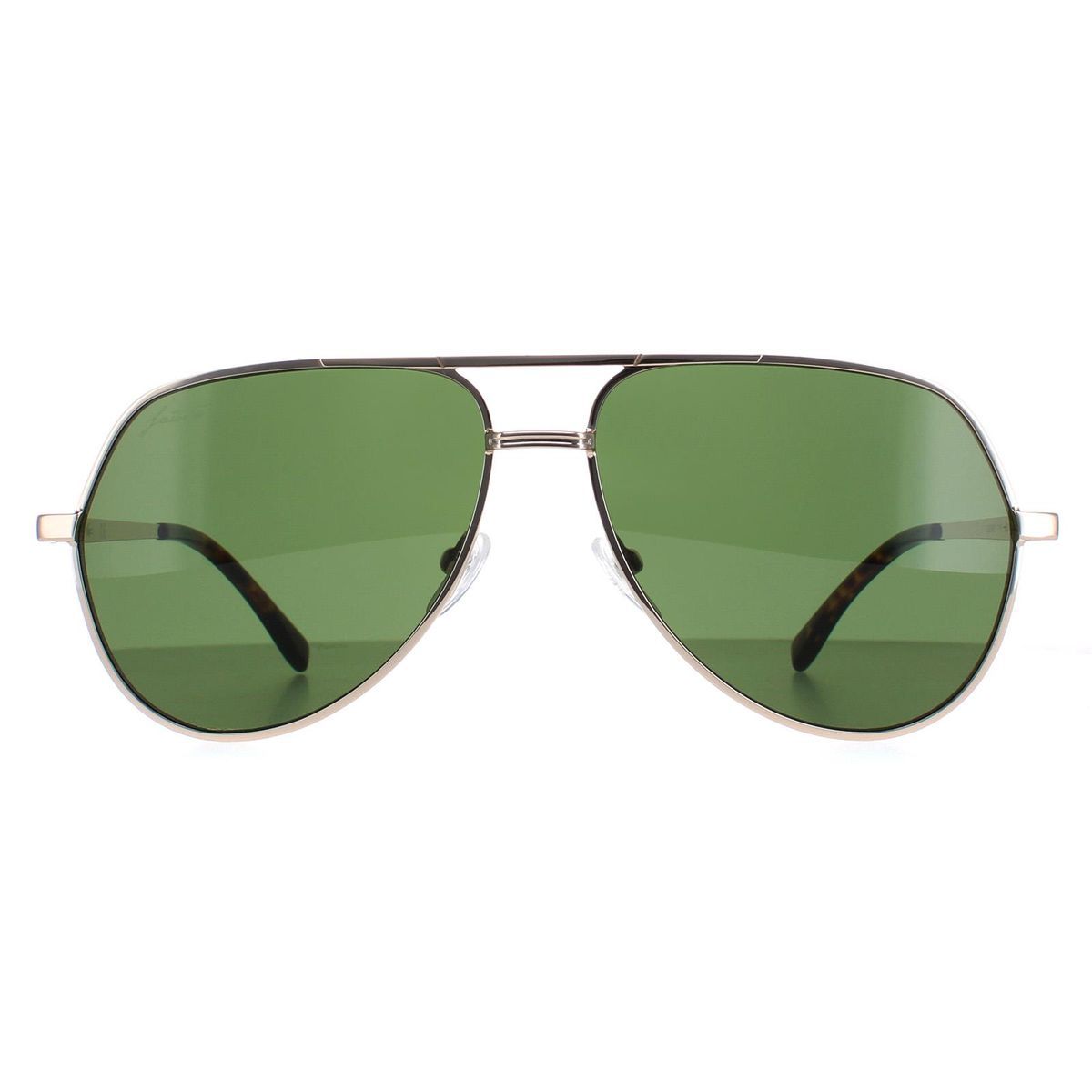 Aviator Sonnenbrille mit grünen Gläsern