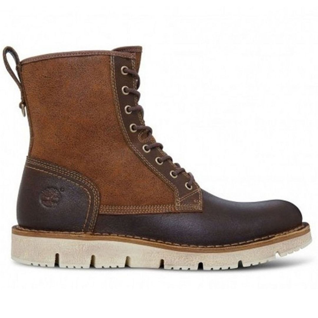 Herren Zwei-Ton Leder Arbeitsstiefel