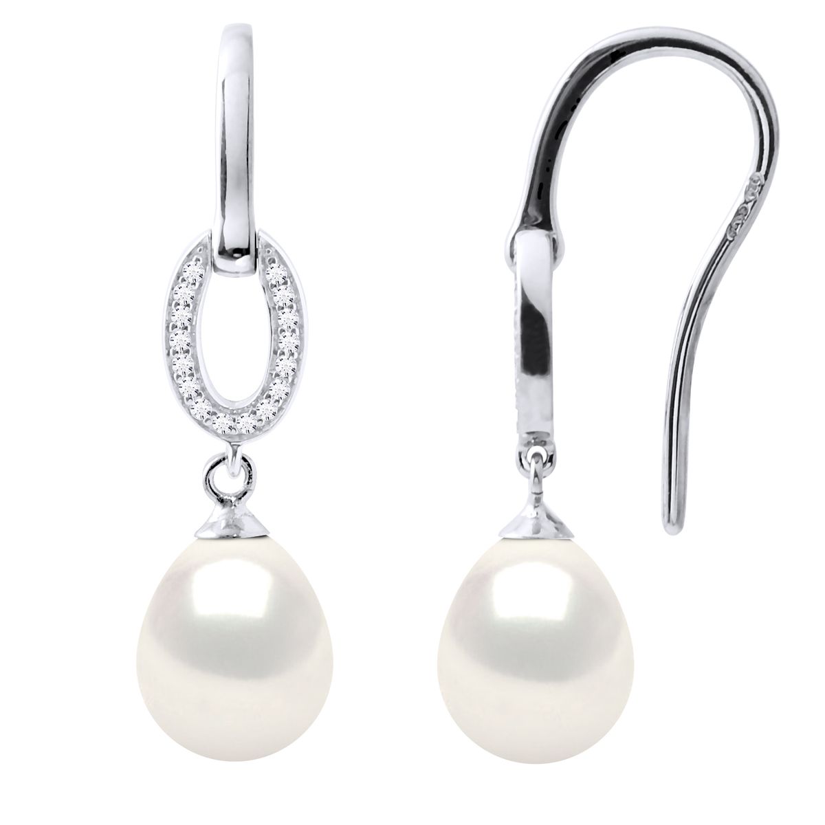 Ohrhänger mit Perlen und Sterlingsilber